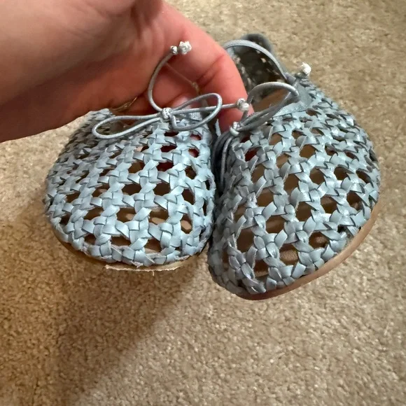 Matisse Blue Perforated Flats Slip-On Comfort - Picture 11 of 13